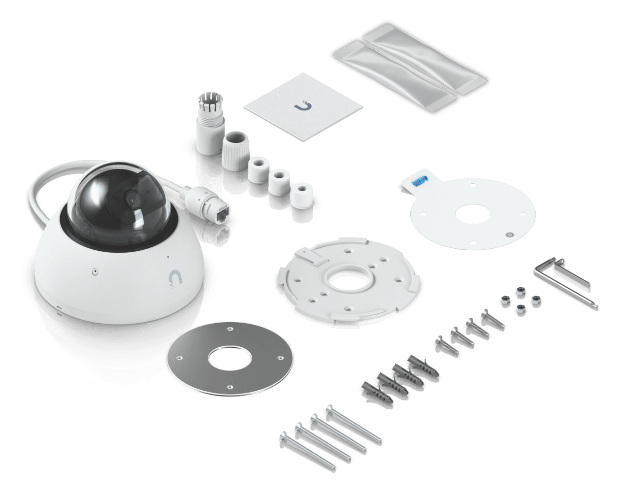 Ubiquiti UVC-AI-DOME-W Kamera – 4K, PoE, wetterfest, weiss