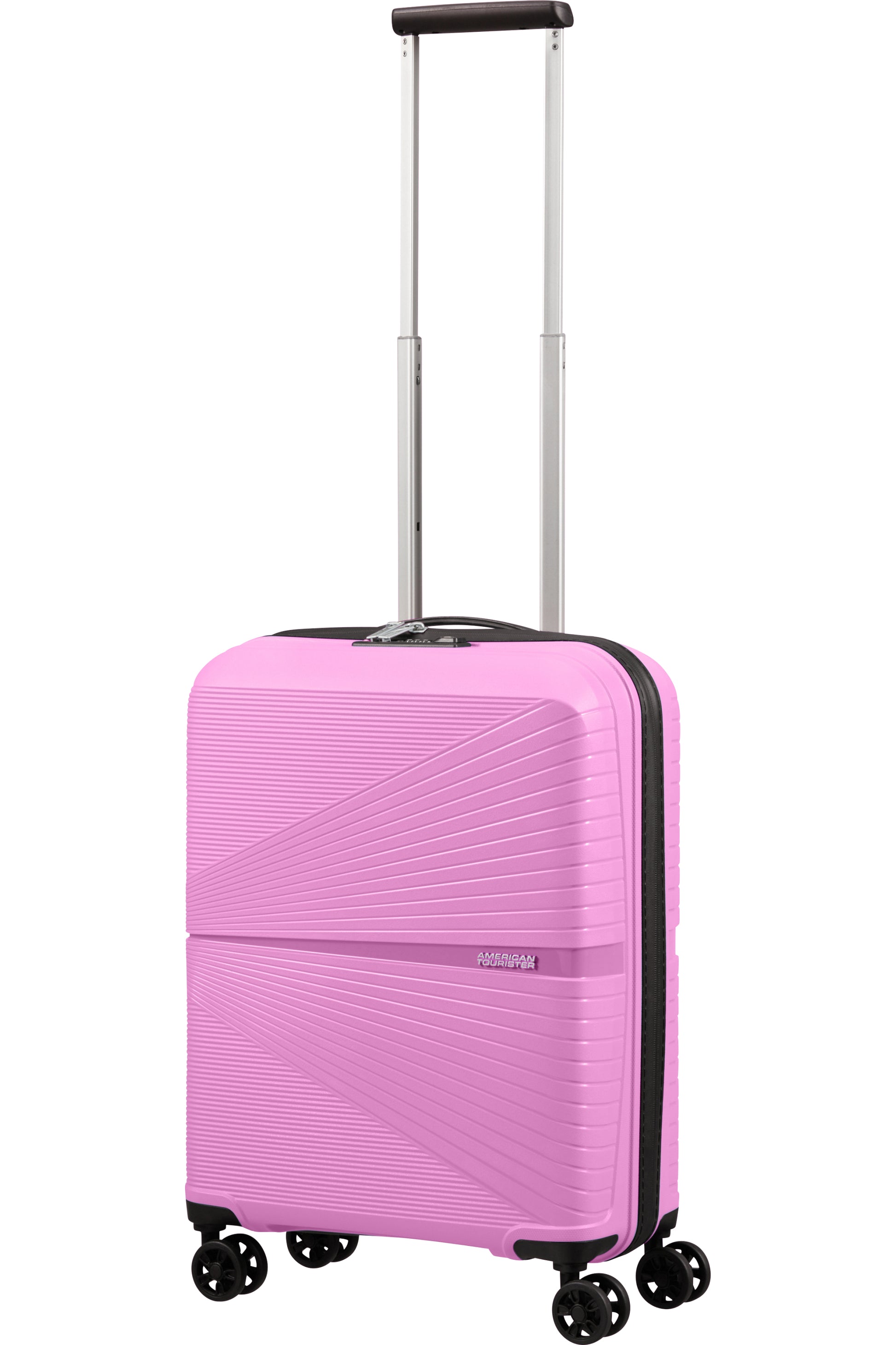 American Tourister Handgepäck-Trolley – Hartschale, 4 Doppelrollen, mit TSA, Pink Lemonade, 40 × 50 × 20 cm