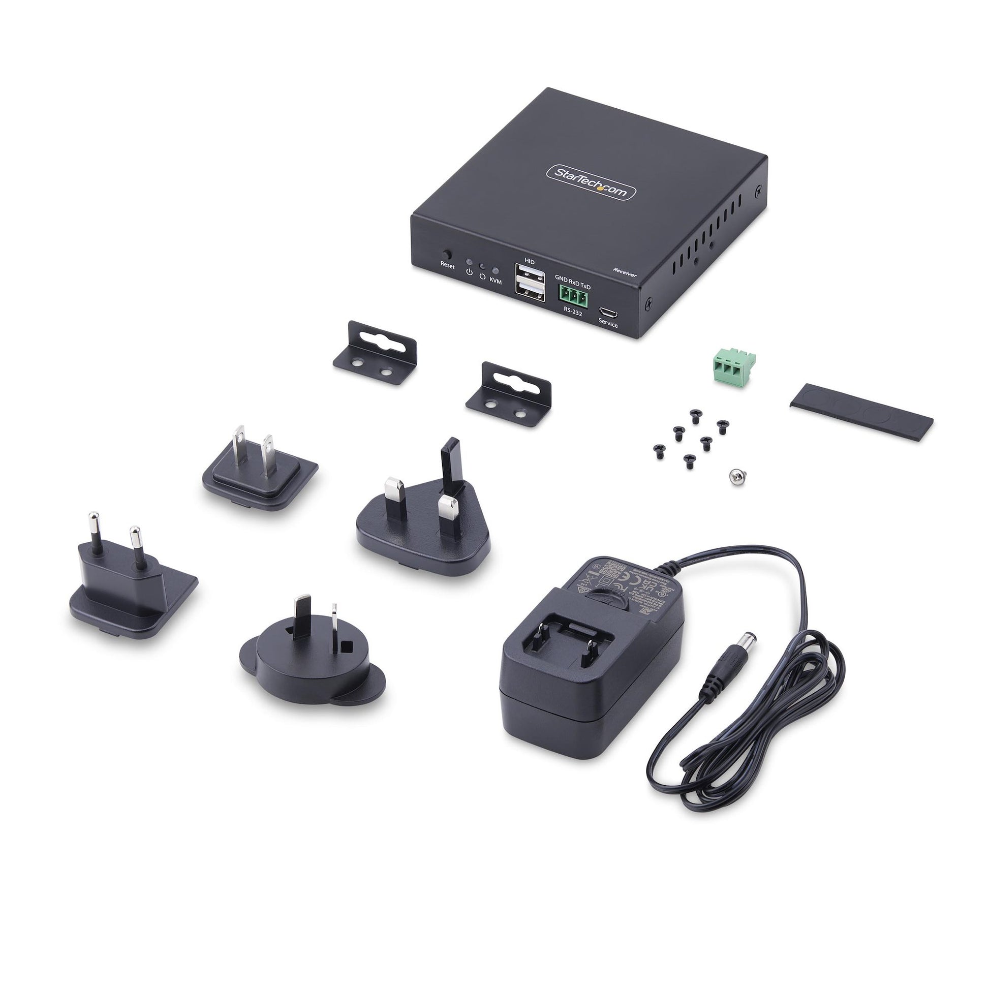 StarTech.com KVM-Extender-Empfänger HDMI – 4K/60 Hz, USB, KVM-over-IP – für IH2006 Serie
