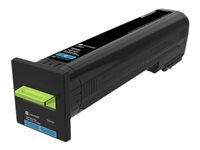 Lexmark Toner CS820 – Cyan, 22000 Seiten