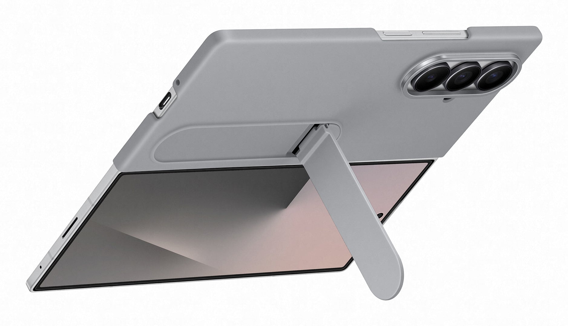 Samsung Backcover – für Samsung, Silikon, Grau