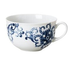 Rosenthal True Blue Kaffeetasse – 300 ml, Ø 9,3 cm, Porzellan, Blau/Weiss