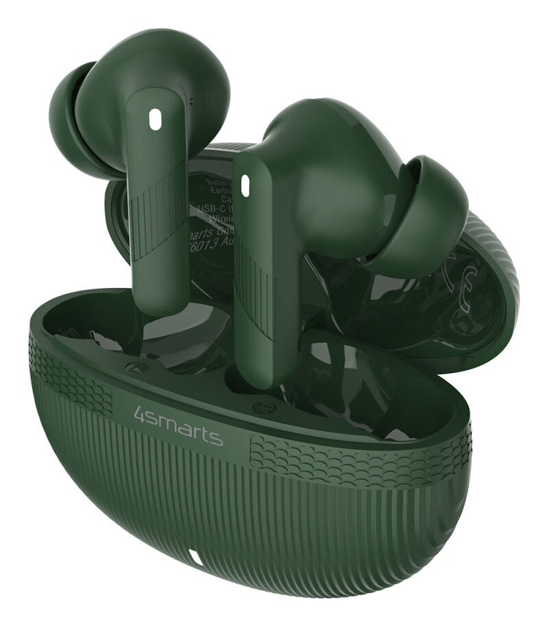 4smarts SkyBuds Pro – True Wireless In-Ear Kopfhörer – Bluetooth 5.4, ANC – Olivgrün, bis 20 h