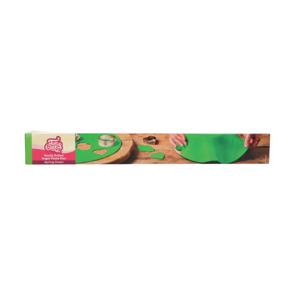 FunCakes Fondant Kreis Grün – glutenfrei – 430 g