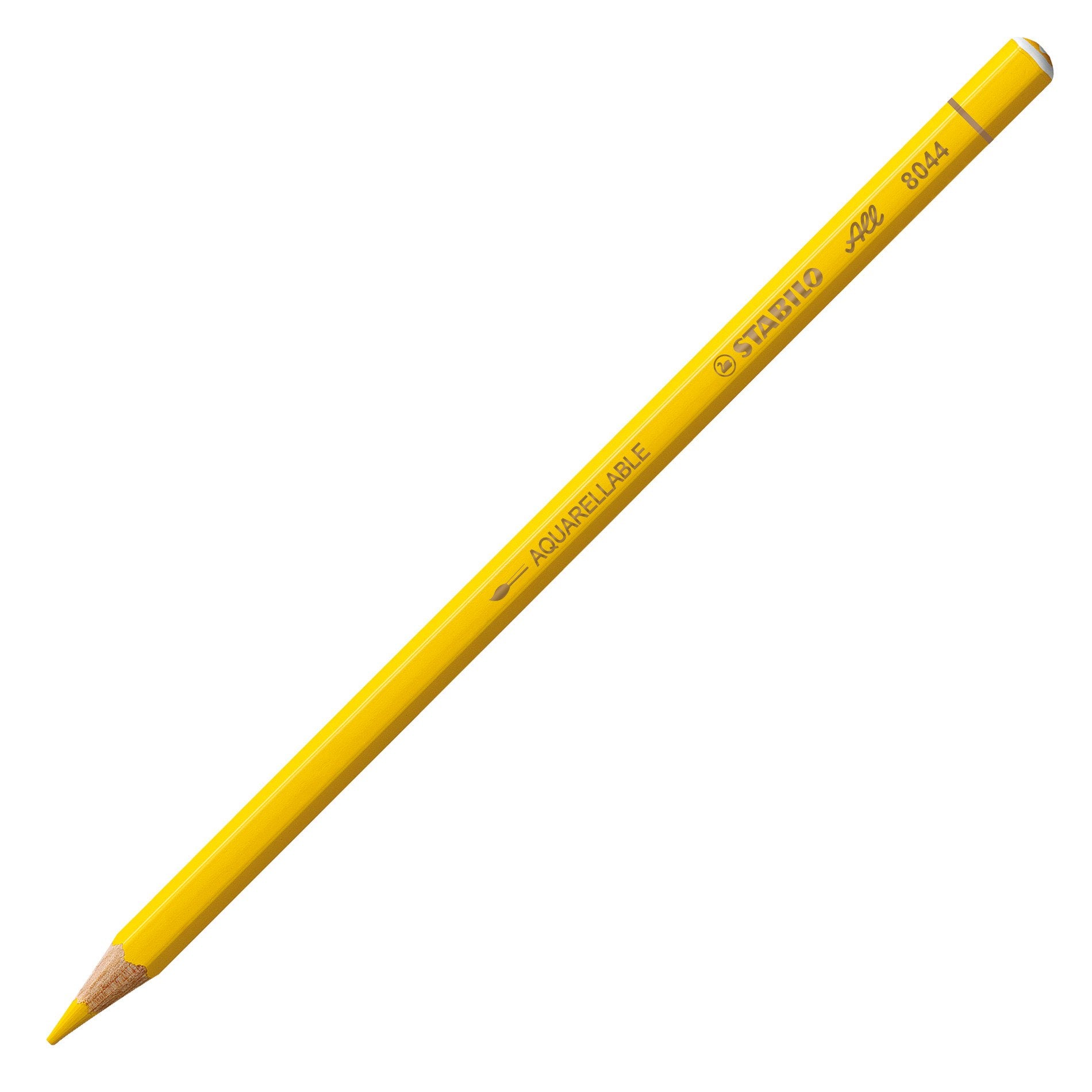 STABILO Non-Permanent-Marker Spezialstift All – Rundspitze – Gelb – Wasservermalbar