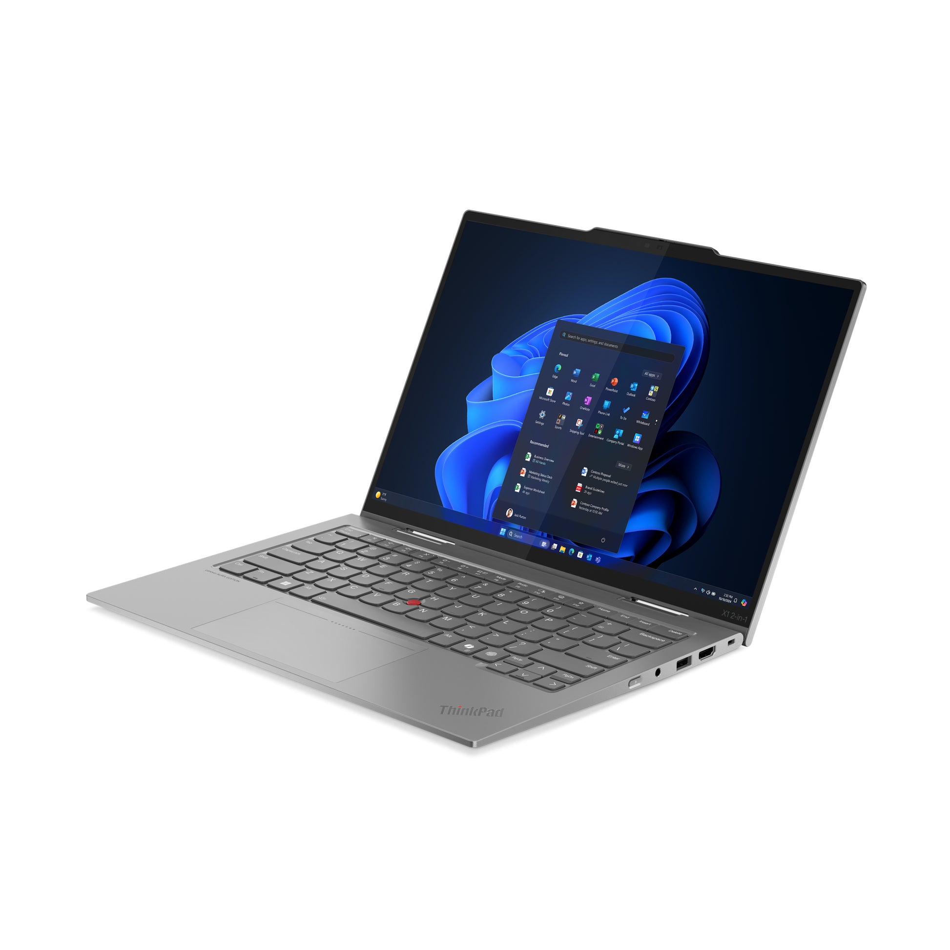 Lenovo ThinkPad X1 2-in-1 Gen 10 – 14", 1 TB, 32 GB RAM, WLAN + 5G, Windows 11 Pro, Grau