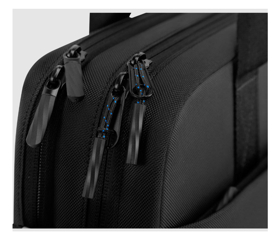 DELL Notebook-Tasche bis 15" – mit Fächern, abnehmbarem Schultergurt – Schwarz