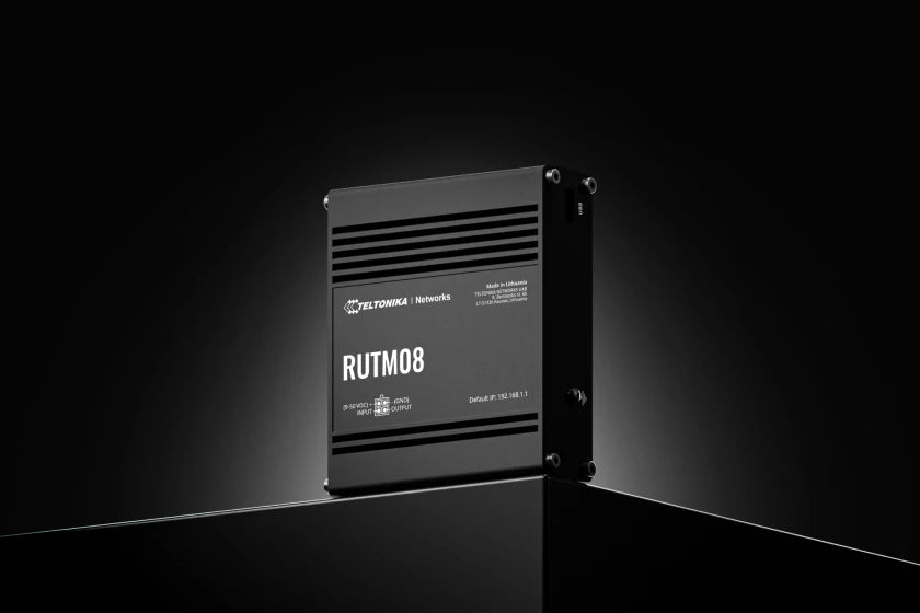 Teltonika RUTM08 VPN-Router – Ethernet-WAN, 4× 1G LAN, 1× USB 2.0, SIM-Slot