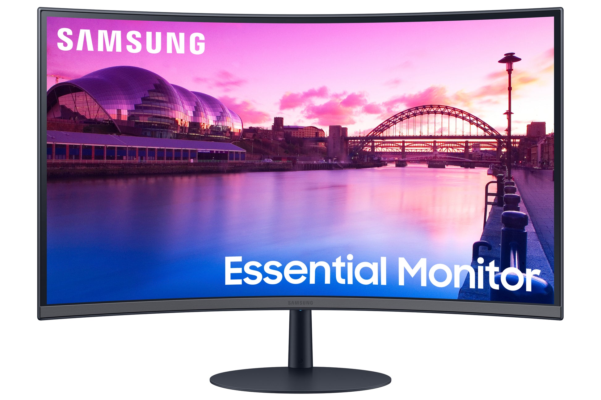Samsung S27C390Eau – Monitor, 27", VA, 75 Hz, 250 cd/m², AMD FreeSync, Lautsprecher, Schwarz