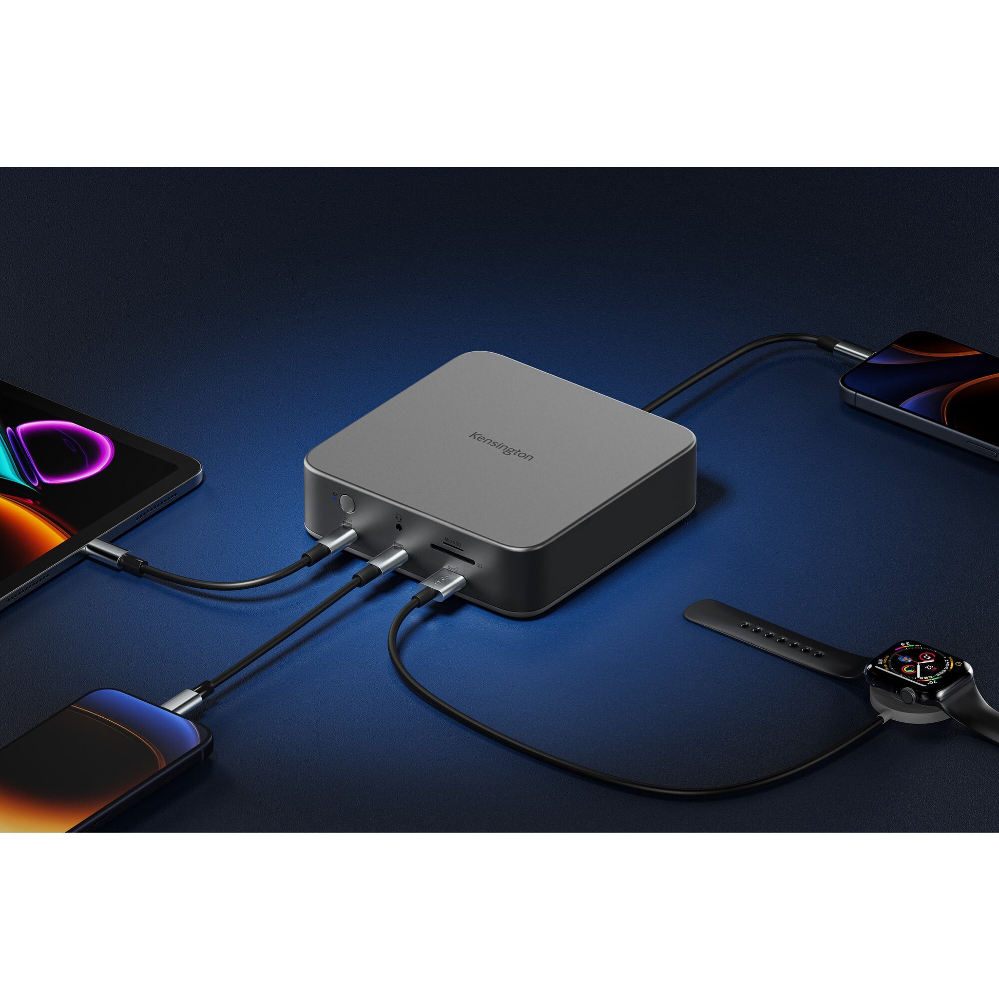 Kensington SD5010T5 EQ Dockingstation – Thunderbolt 5, 2× HDMI, 2× USB-A, 2× USB-C, 140 W PD, 2,5GbE