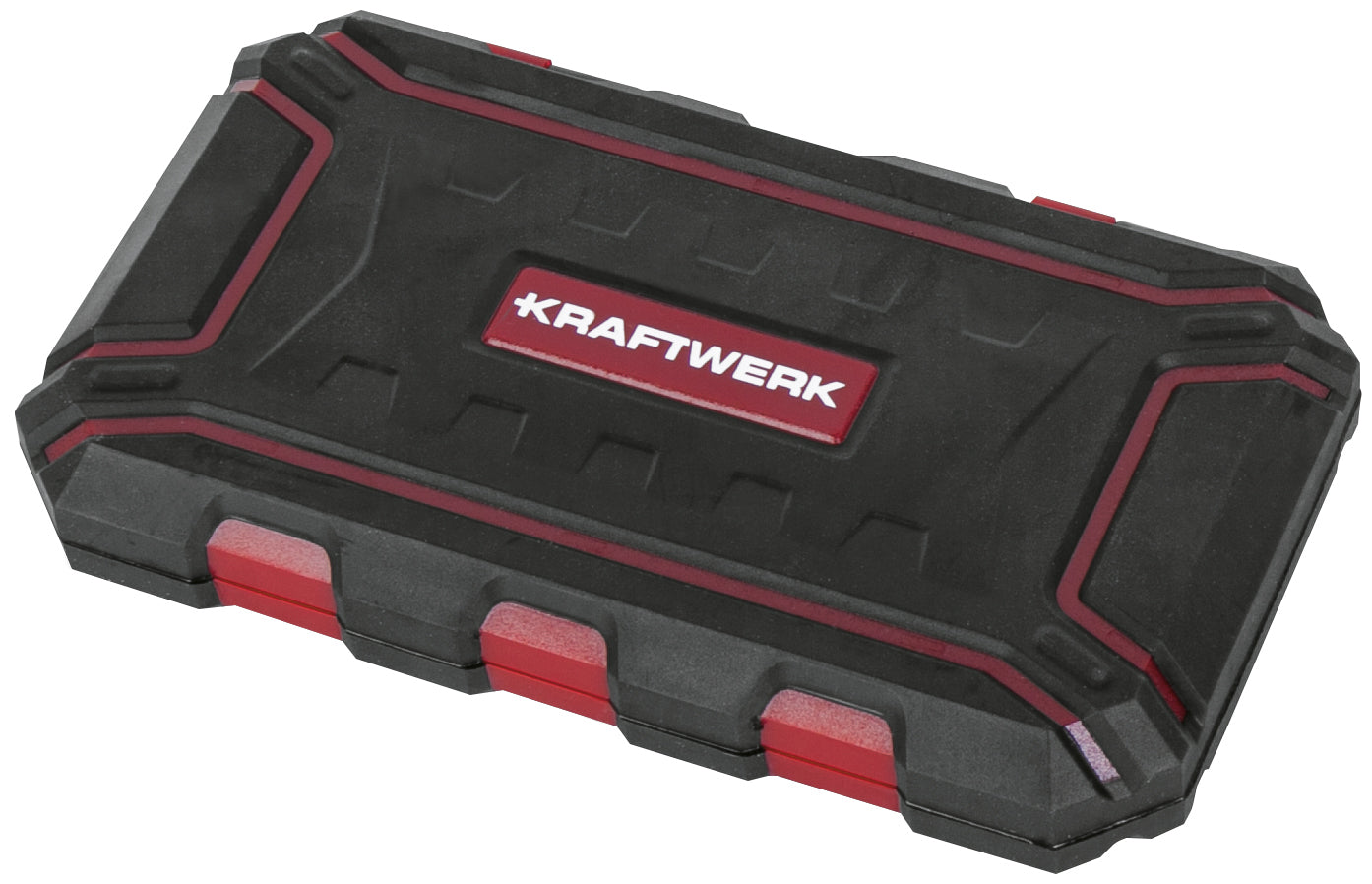 KRAFTWERK Taschenwaage 601.200.001 – Tragkraft 200 g, Teilung 0,03 g, Batterie, Rot