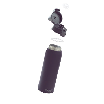 SIGG Shield One Isolierflasche 750 ml – Doppelwandig, Edelstahl, Klappdeckel