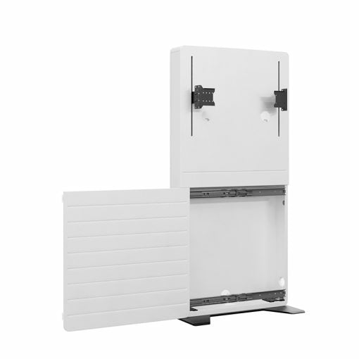 Hagor Bodenständer – 75–98" – VESA 200×200–800×600 – bis 150 kg – CON-Line Big FS Lift