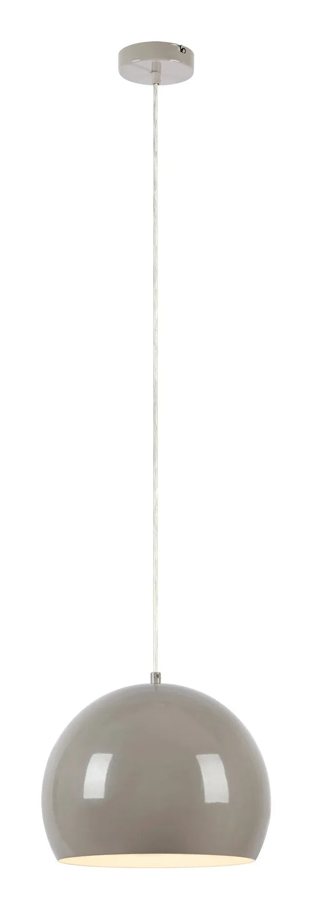 Markslöjd Pendelleuchte Pop – Ø 28 × 23 cm, max. 60 W, nicht dimmbar, grau, exkl. E27, Kabellänge 1,5 m