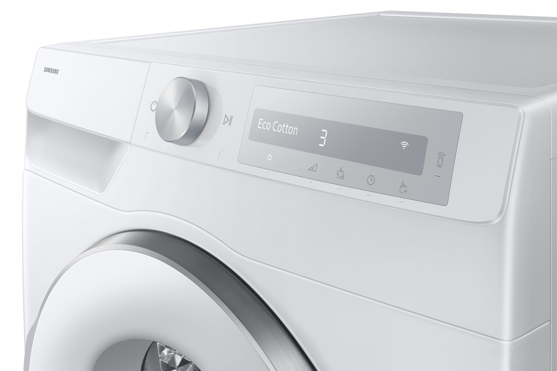 Samsung Wäschetrockner Wärmepumpentrockner, DV6000, 9 kg, Weiss, Wi-Fi-gesteuert