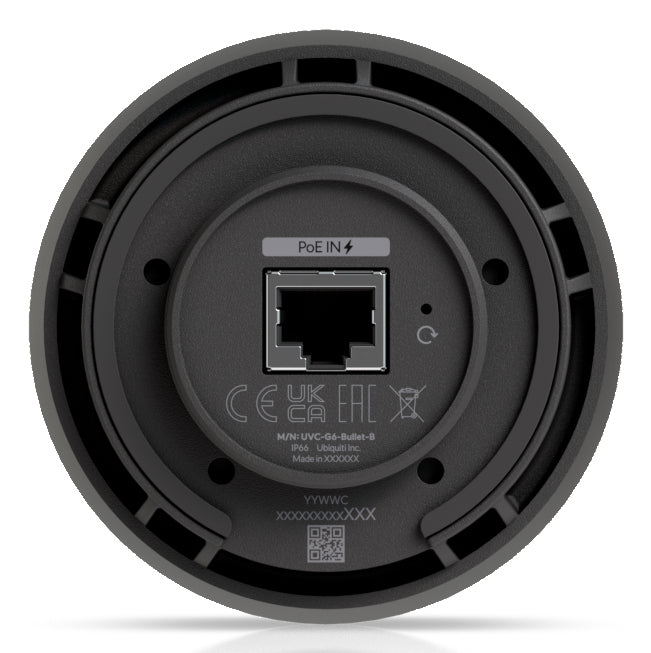 Ubiquiti G6 Bullet Kamera – 4K, 8 MP, PoE, Schwarz