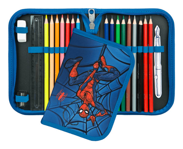 Scooli Schulrucksack-Set 5-teilig, Spider-Man, 18 l, 33×36,5×29 cm