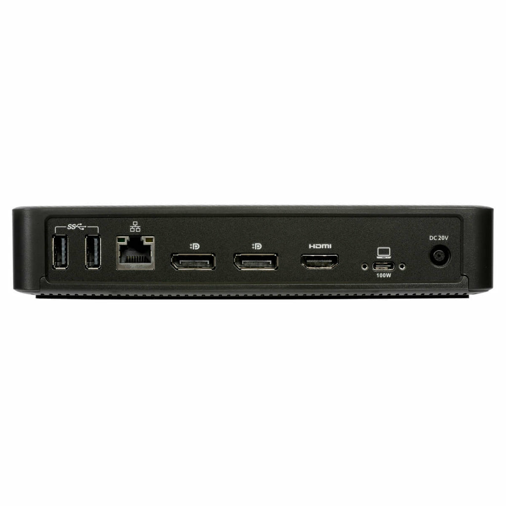 Targus DOCK460EUZ Dockingstation – USB4, 2× DP, 1× HDMI, 4× USB-A, 2× USB-C, 100 W PD, 2,5GbE, für Windows/Mac