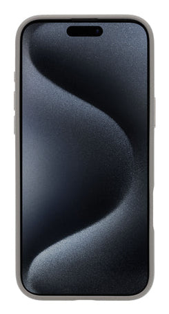 Valenta Backcover Style – für Apple iPhone 16 Pro Max – grau – Kunstleder