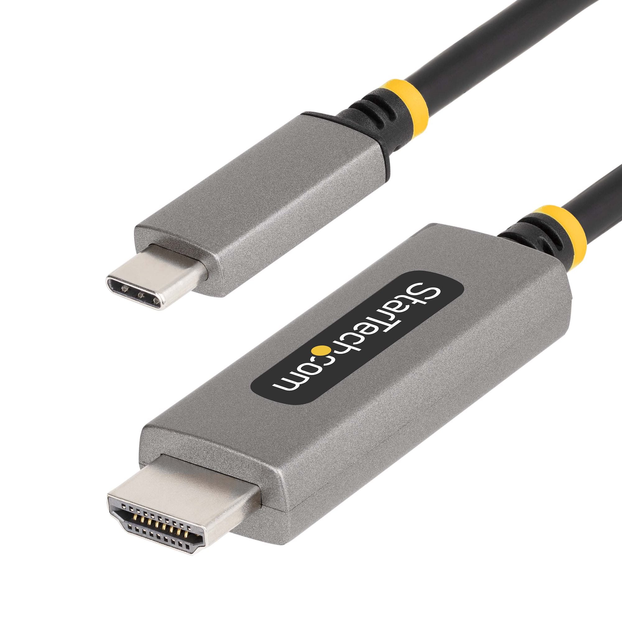 StarTech.com USB-C zu HDMI Kabel – 8K (7680 × 4320) @ 60 Hz, 4K @ 144 Hz, HDMI 2.1, 1 m, HDR10