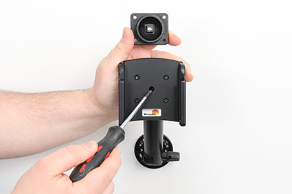 Brodit Auto-Halterung, Schraubmontage, 360° drehbar – für Samsung Galaxy Xcover 7 – Schwarz