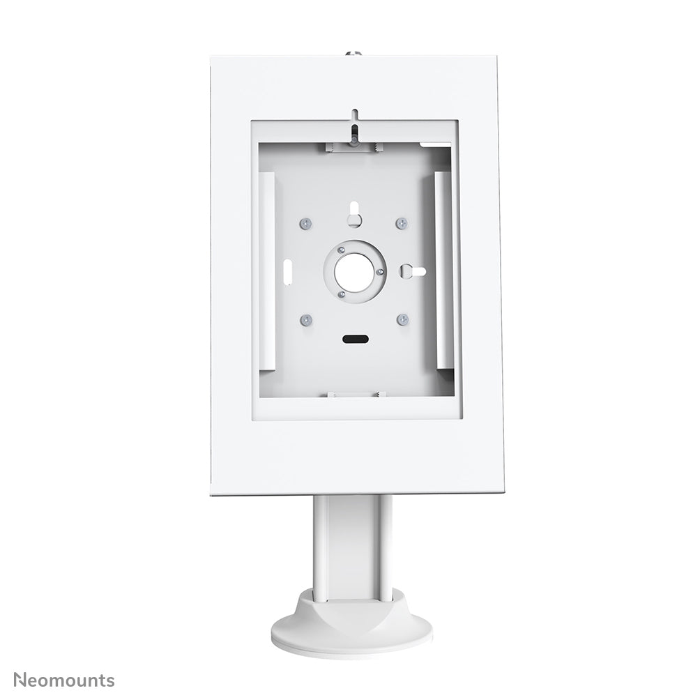 Neomounts Tablet-Tischhalterung – 9,7–11", VESA 75×75, abschliessbar – Weiss