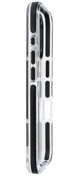 ONIT Backcover – für Apple iPhone 16 Pro, MagSafe, PC+TPE+TPU, Schwarz/Transparent, bis 3 m sturzsicher