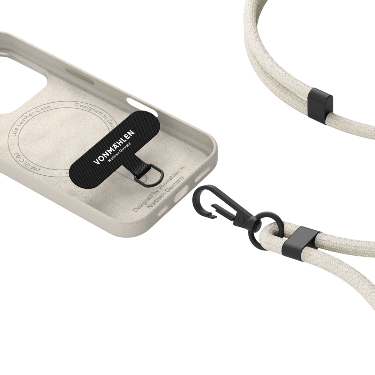 Vonmählen Infinity Go – Smartphone-Trageband – 1,5 m, für alle Marken – Weiss