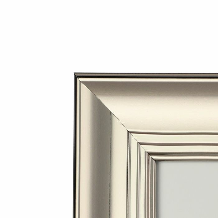 EGLO Bilderrahmen – für 13 × 18 cm – Glas & MDF & Kunststoff, silber