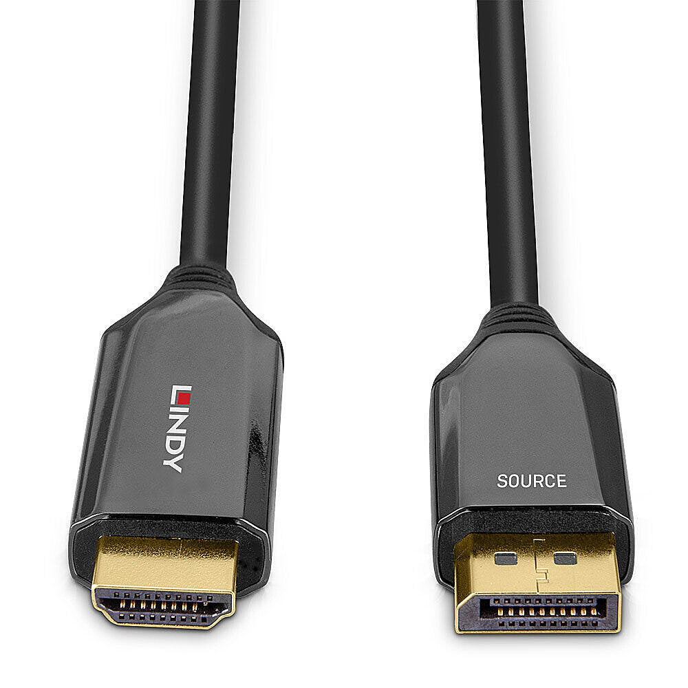 Lindy DisplayPort auf HDMI Adapter, DP 1.4, 2 m, aktiv