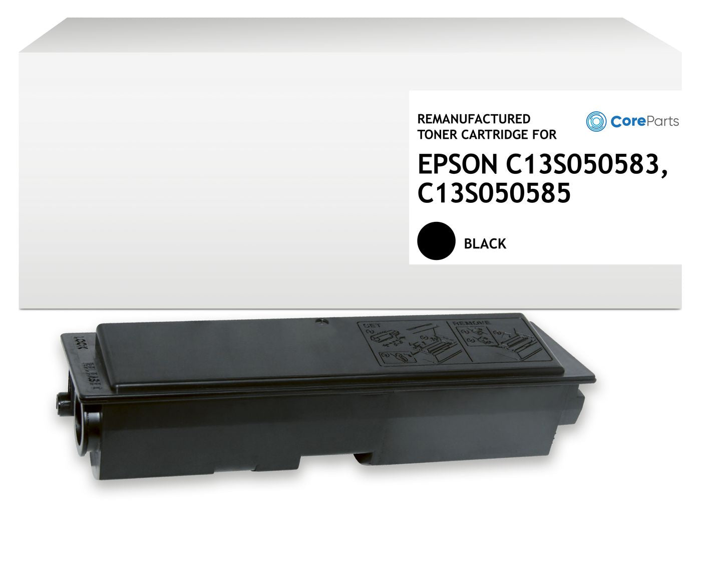 CoreParts QI-EP2019 Schwarzer Toner – Kompatibel – für Epson