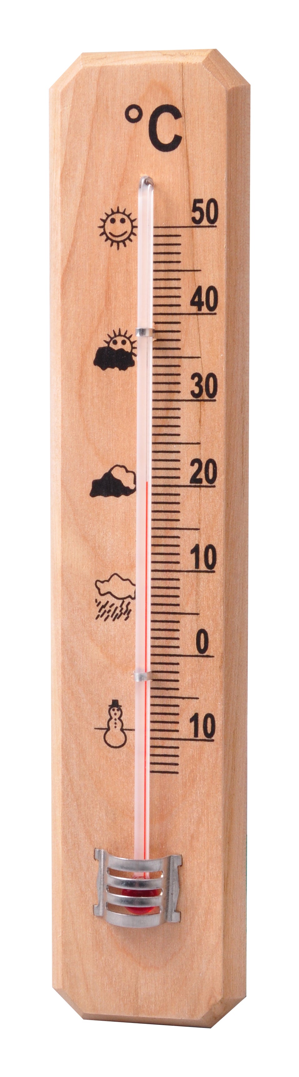 Technoline WA 2020 – Wetterstation, innen/aussen, analog – Braun