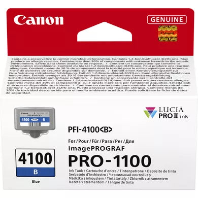 Canon Tintenpatrone PFI-4100 B, Blau