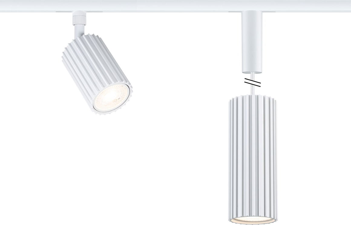 Paulmann Pendelleuchte Lirena – GU10, 10 W, dimmbar, 126 cm – Weiss