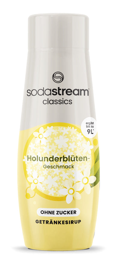 SodaStream Sirup Zero, Holunderblüte, zuckerfrei – 4,4 dl