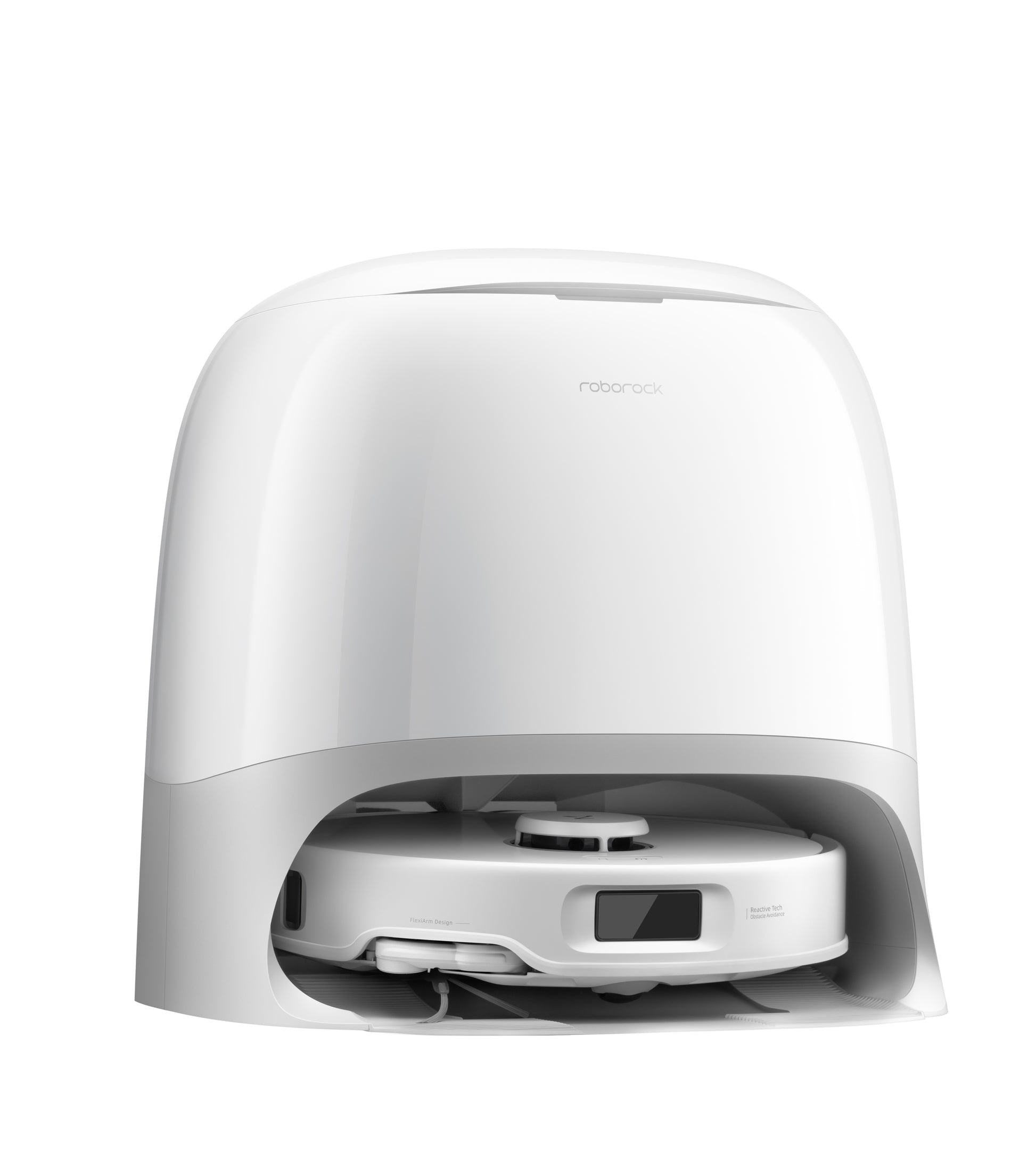 Roborock Saugroboter Qrevo Curv 5A1 – Max. Laufzeit 190 min, 2,7 l, Akkubetrieb, 34,7 × 35,2 × 10,3 cm