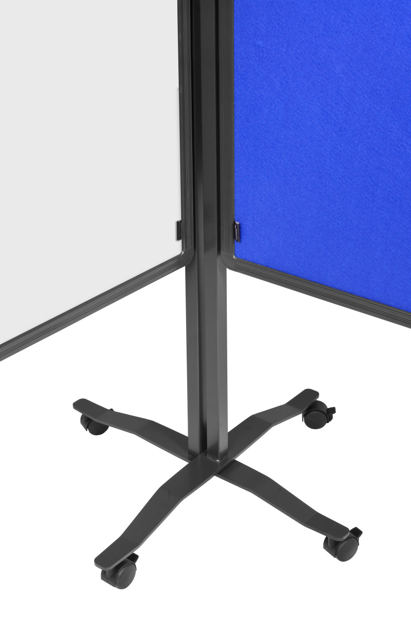 Legamaster Moderationswand Premium Plus – Papier/Karton, mit Rollen, doppelseitig – 120 × 150 cm – weiss