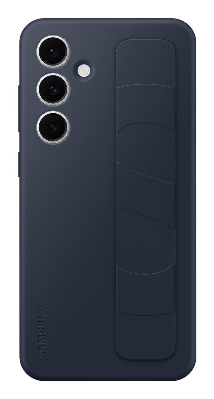 Samsung Backcover – für Samsung Galaxy S24 FE, mit Ständer, Silikon, Schwarz