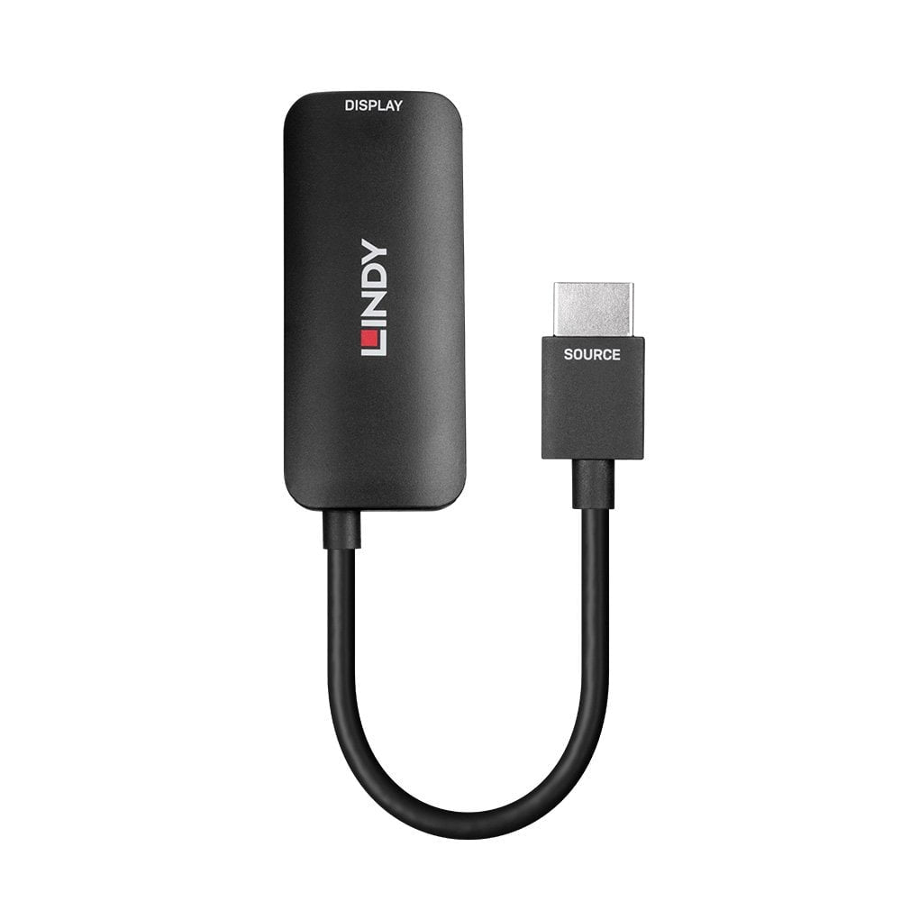 Lindy HDMI auf DisplayPort Adapter, DisplayPort 1.4, 8K@60 Hz