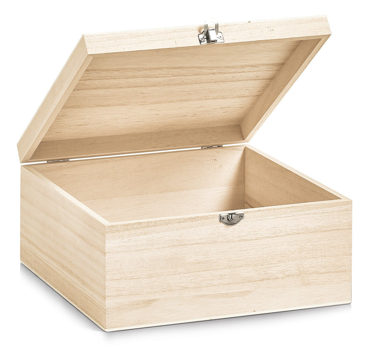 Zeller Present 15127 Aufbewahrungsbox (mit Deckel) – Holz – Braun – 260 × 125 × 260 mm