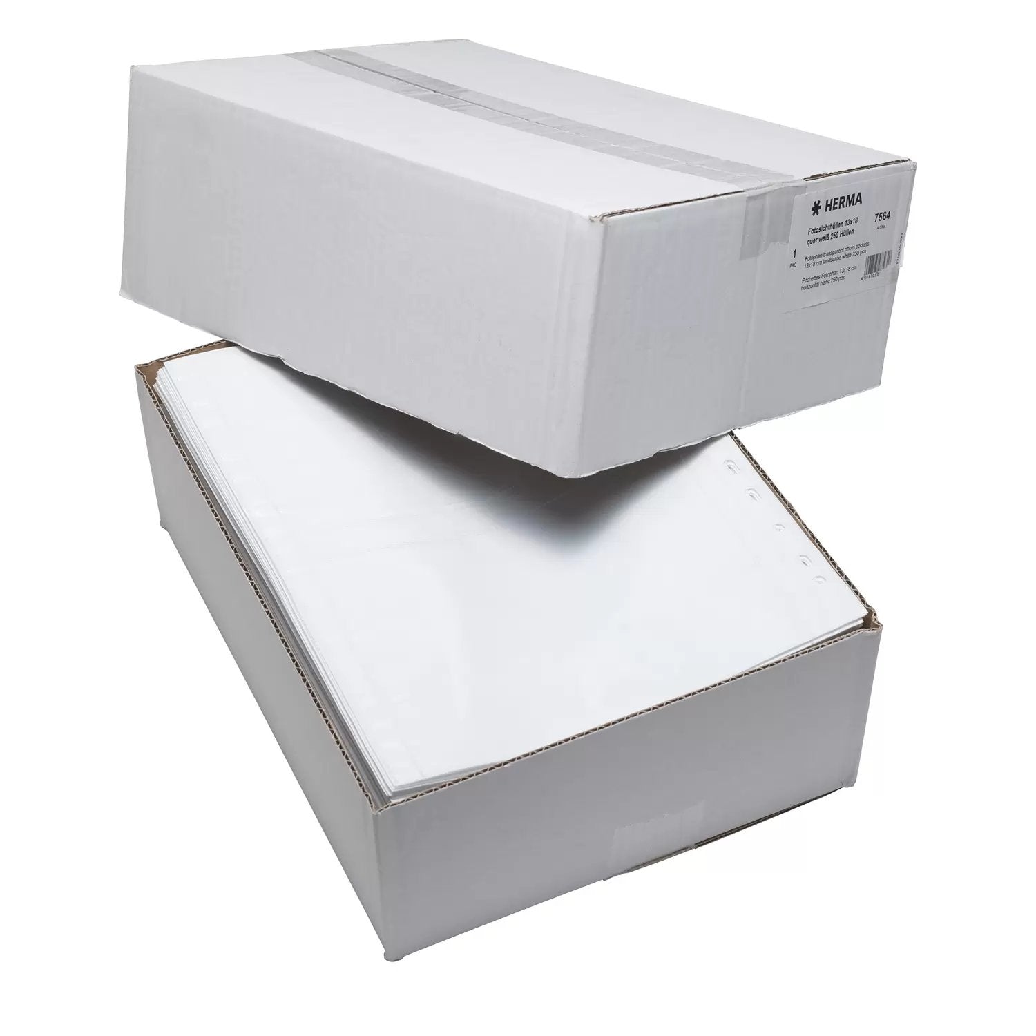 HERMA Sichtmappe – 250er-Pack, transparent, Polypropylen, für Fotos 13×18 cm