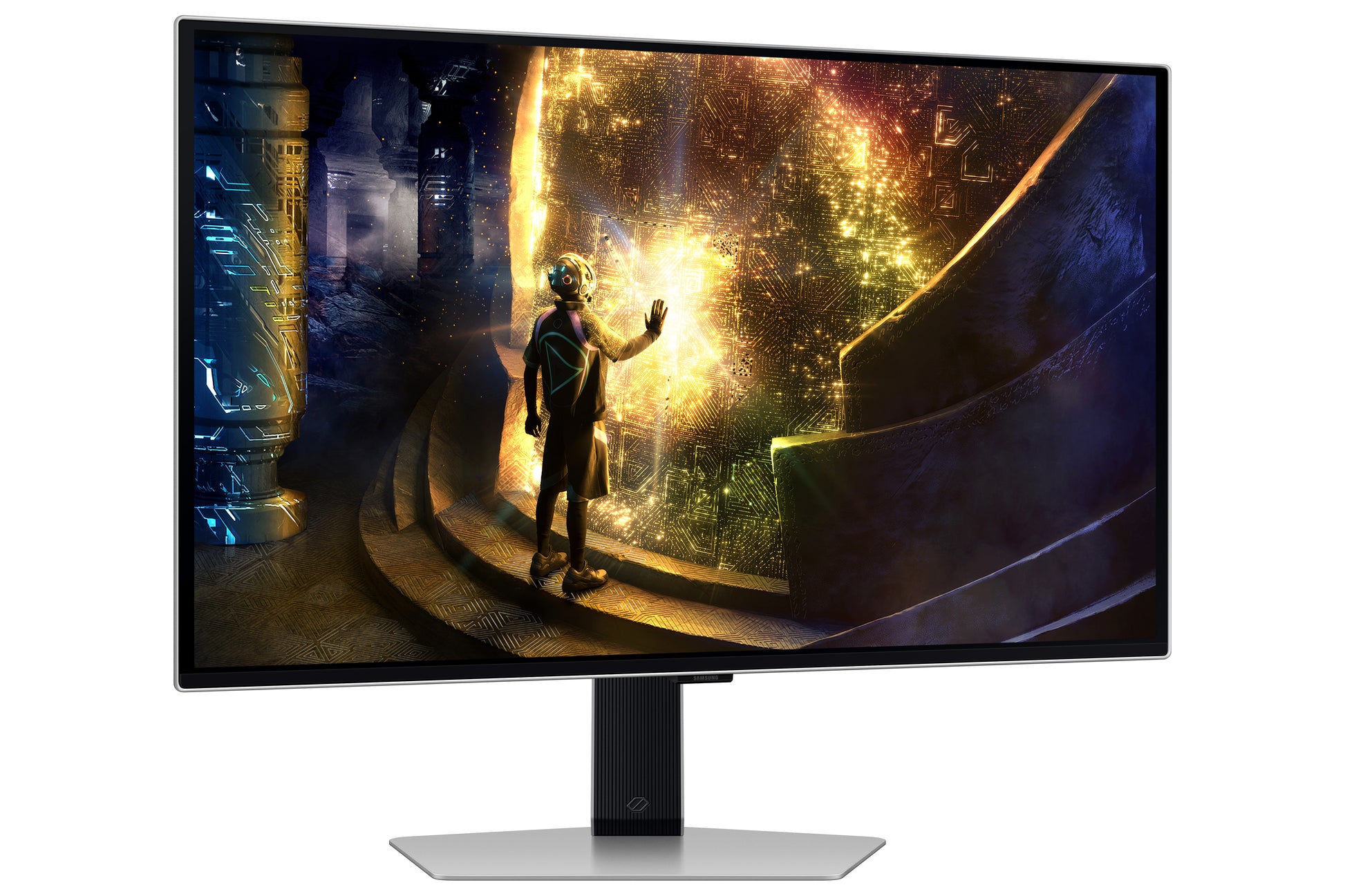 Samsung G61SD – Monitor, 27" WQHD (2560 × 1440), OLED, Silber