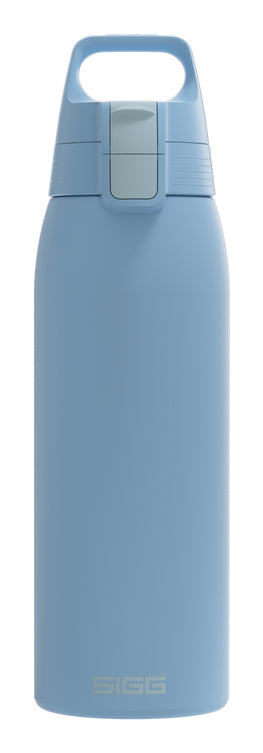 SIGG Shield ONE Trinkflasche 1 l – Edelstahl, Weithals, Klappdeckel