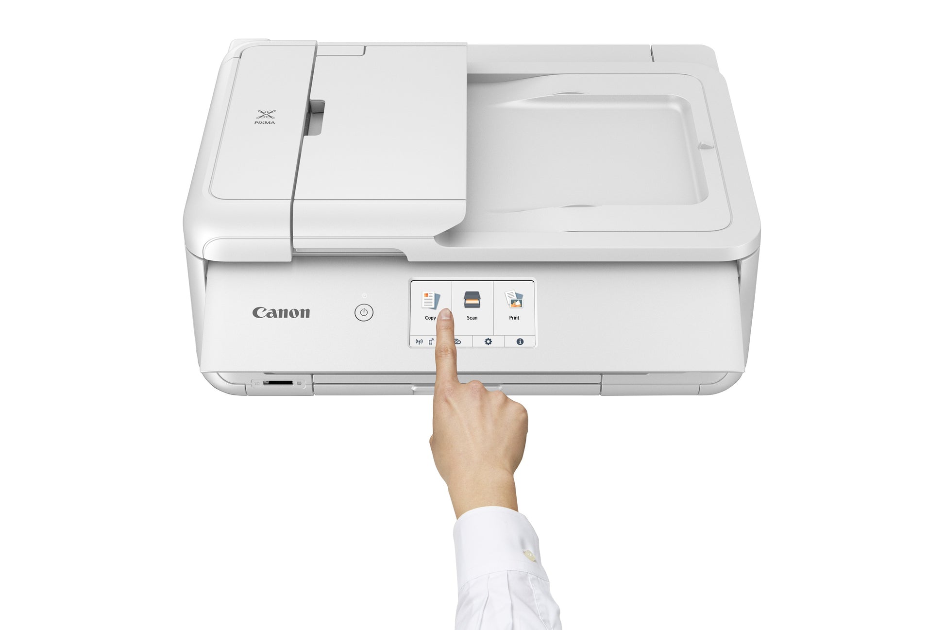 Canon Pixma TS9551Ca – Farbiges Tintenstrahl-MFP A3, 3-in-1 – USB – Duplex, ADF – 15 Seiten/Min S/W, 10 Seiten/Min Farbe