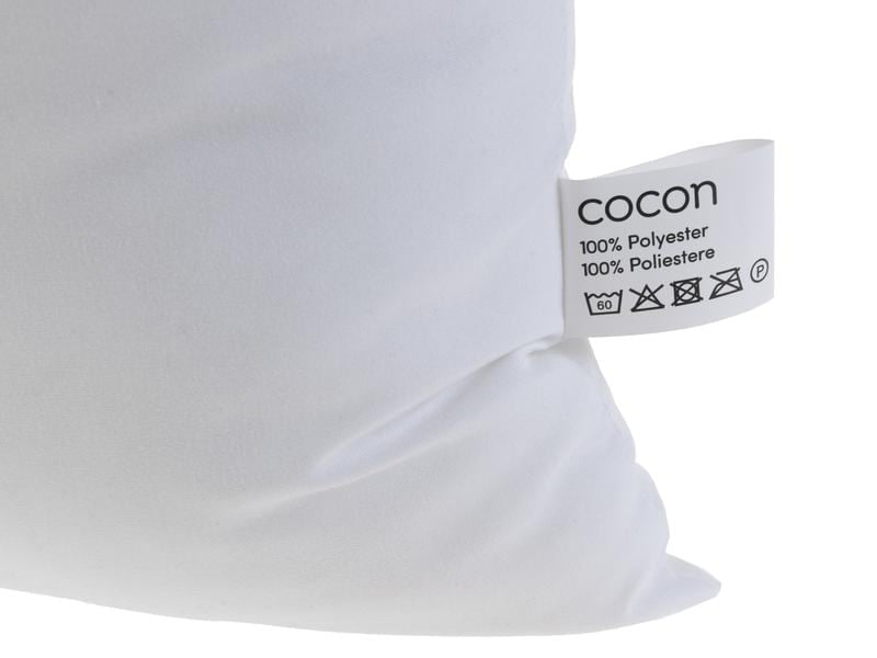 COCON Innenkissen – 50 × 30 cm, Polyesterfaser, Weiss