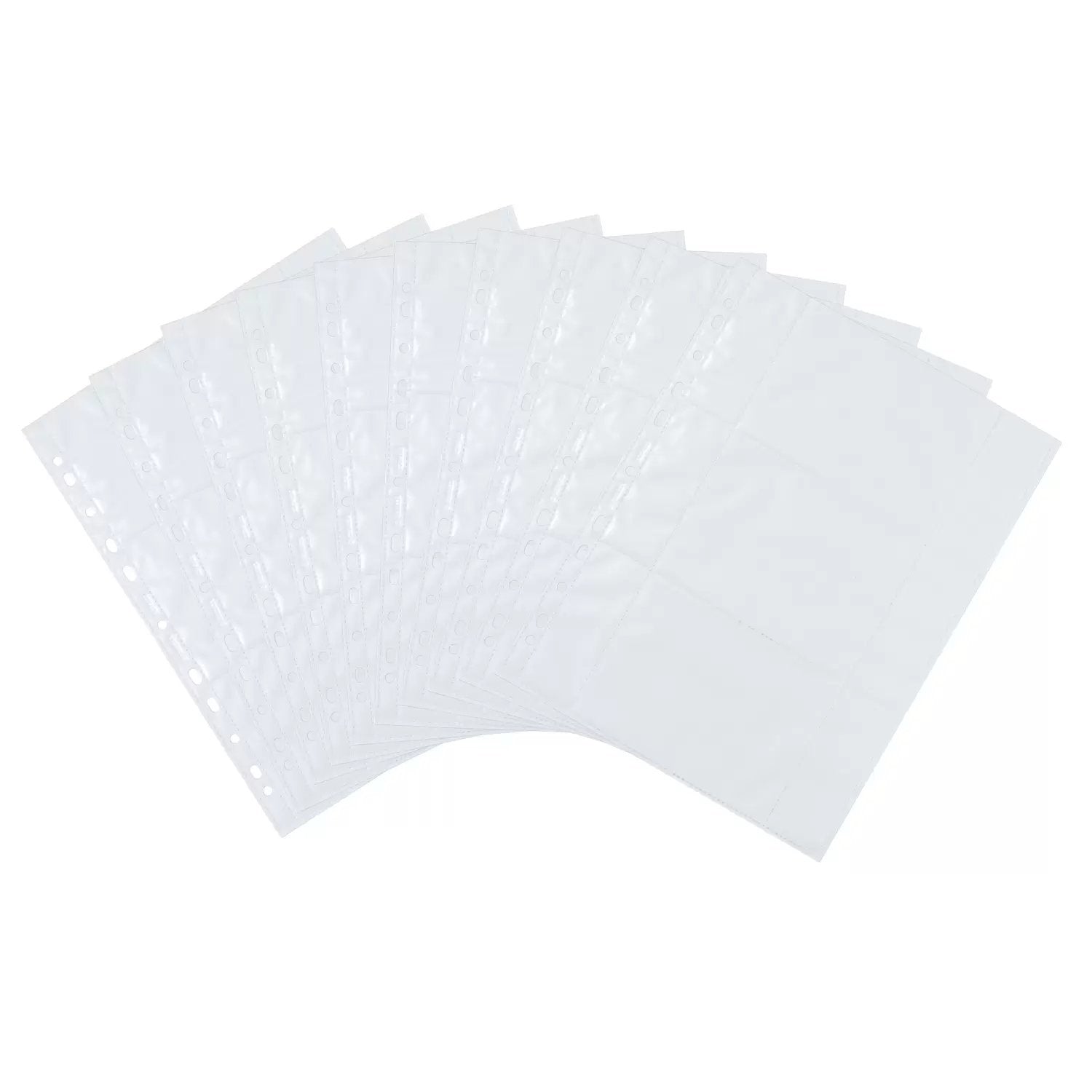 HERMA Sichtmappe – für Fotos 9 × 13 cm quer, weiss, Kunststoff, glänzend, 10er-Pack