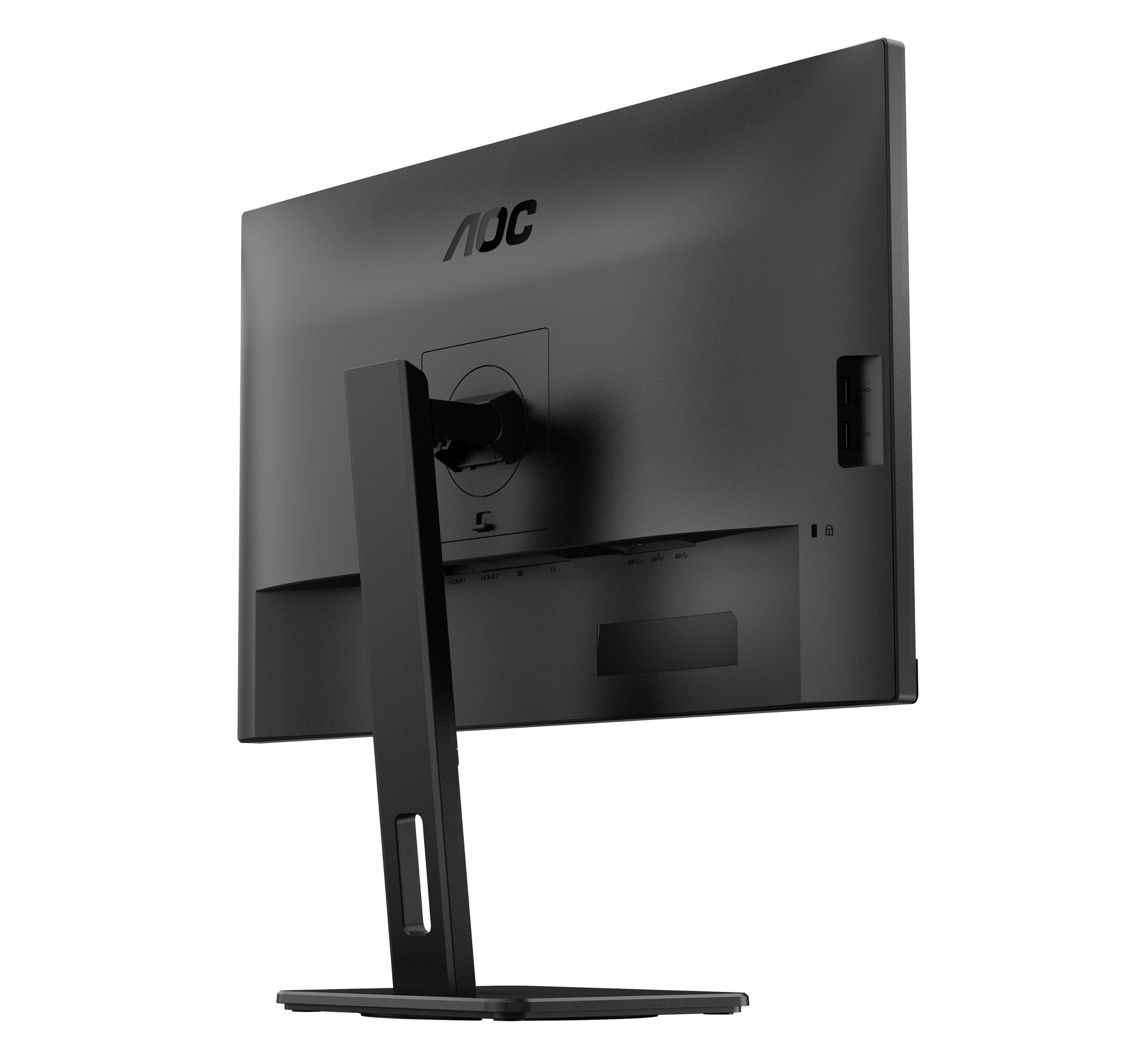 AOC U27E3UF – Monitor, 27", 60 Hz, 350 cd/m², Adaptive Sync, Daisy Chain, USB-Hub, VESA 100 × 100, Schwarz