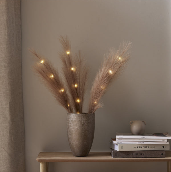 Star Trading Dekolicht – Starterset, 65 cm, Warmweiss, Batteriebetrieb, 3 Lampen, Braun