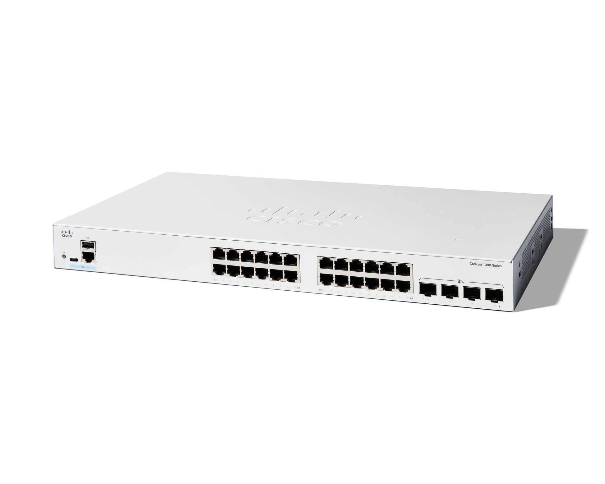 Cisco C1300-24T-4X – Managed Switch – 24×GbE, 4×SFP+, L2/L3