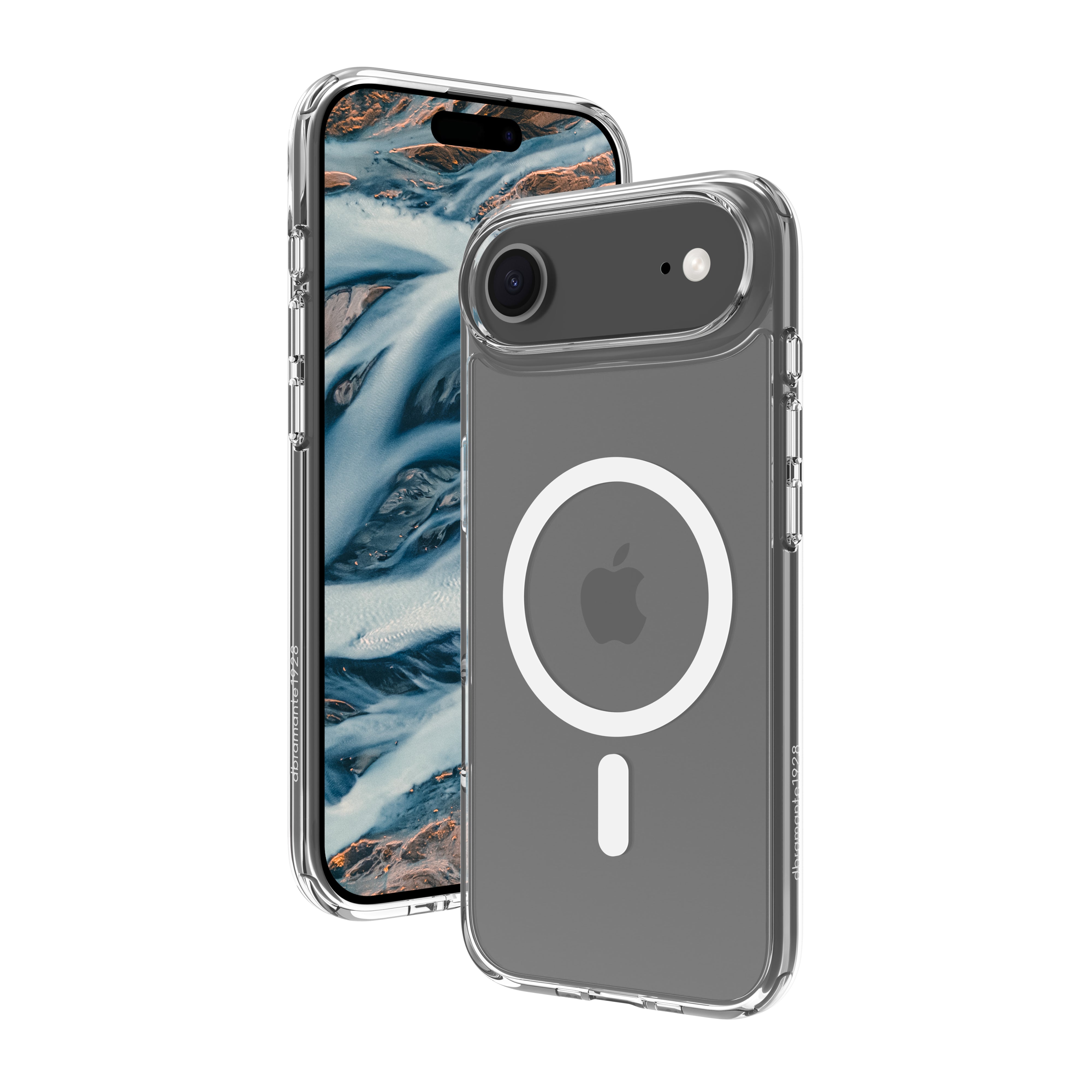 dbramante1928 Iceland Pro MS Backcover – für Apple iPhone Air, Transparent, bis 3 m sturzsicher, kratzresistent